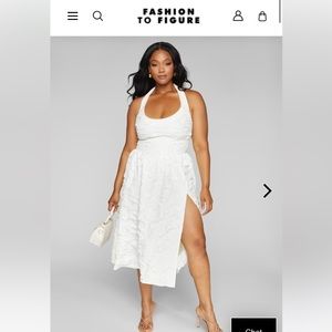 Beautiful White Halter Dress